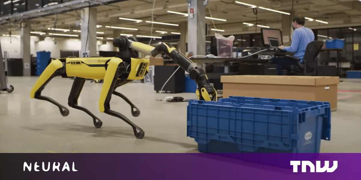 Boston Dynamics’ terrifying robot dog now has an arm and a self ...