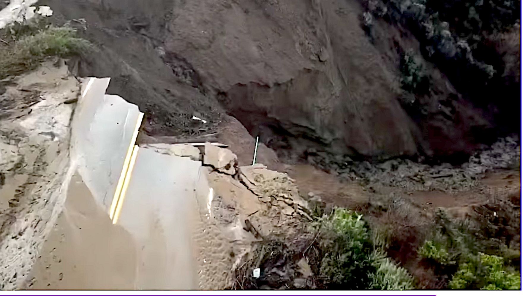 Heart Stopping Video Reveals Collapse Of Highway 1 Near Big Sur Pressboltnews