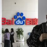 Baidu’s stock price rose sharply in February, but by mid-March its shares had dropped more than 20% from its highs. (Bloomberg)