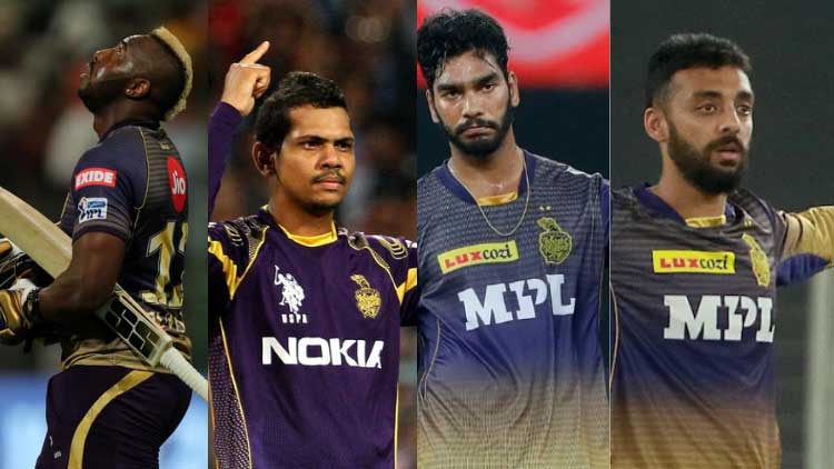 KKR Retained Players